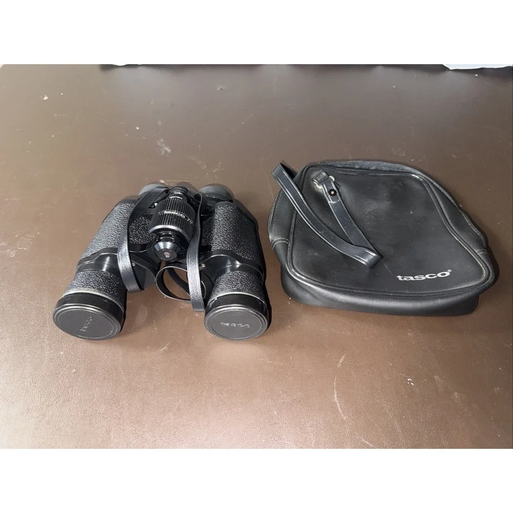 Tasco‎ Binoculars w/ Case 7x35 346 Ft/1000 yds 115M/1000M Vintage Coated